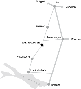 Sie finden uns zwischen Ulm und dem sch�nen Bodensee!